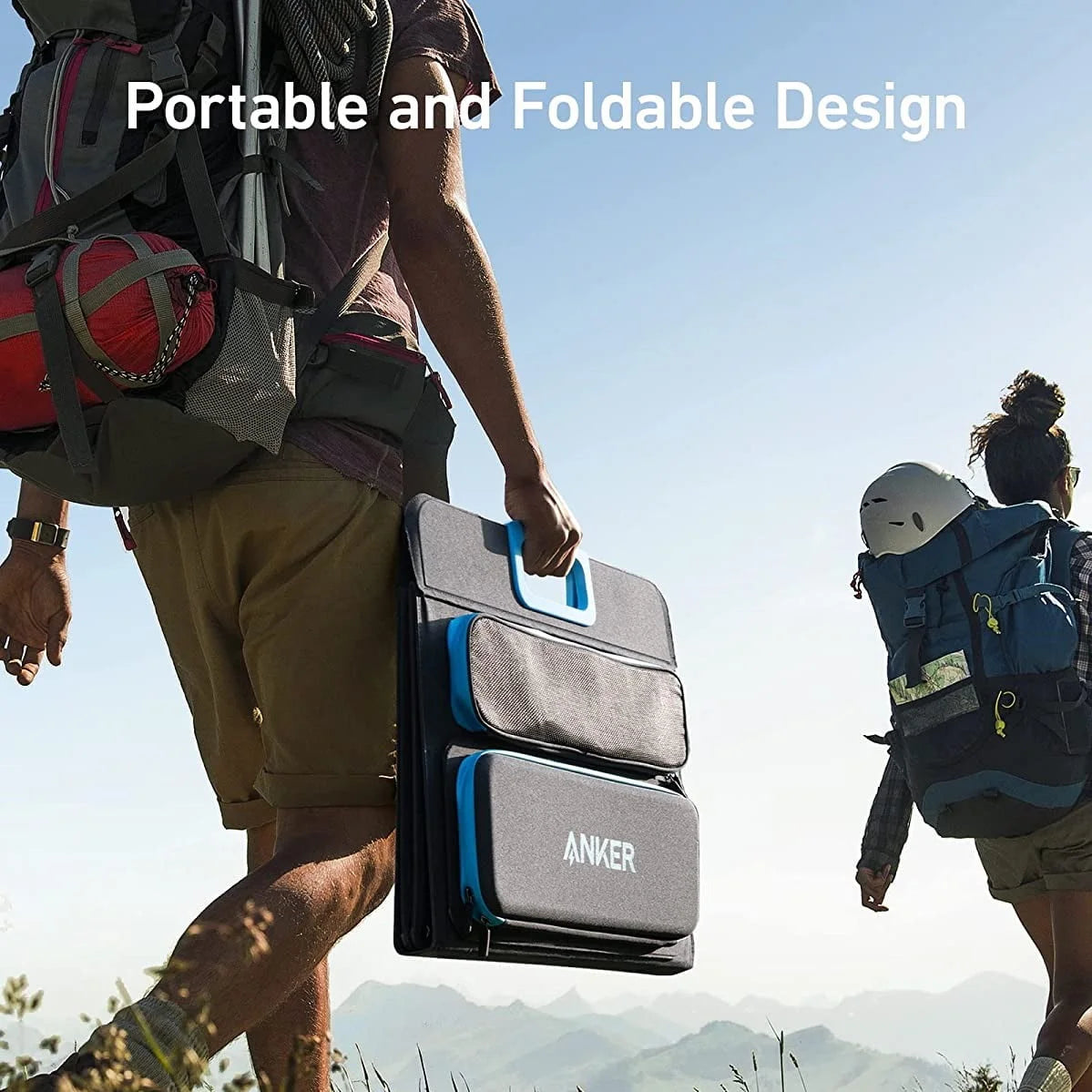 Anker Power Solar 3 Ports 100W | Blue Anker Power Solar 3 Ports 100W | Blue